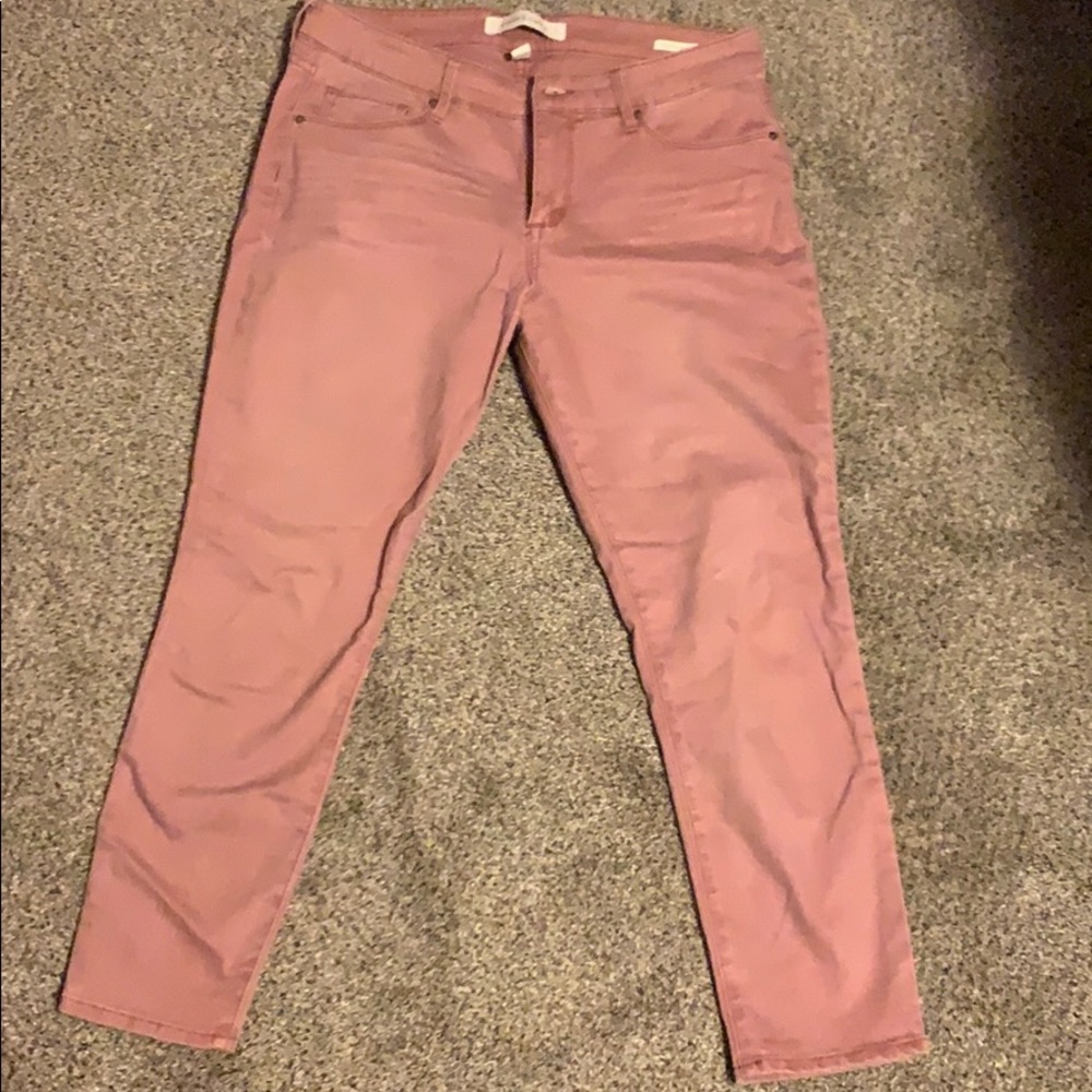 Women’s, size 8 mauve color skinny jeans